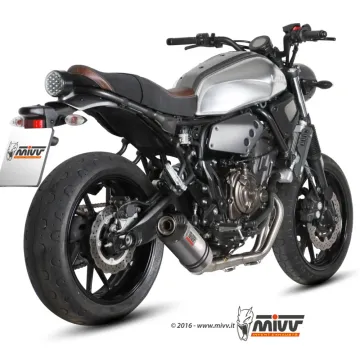 Escape completo MIVV Yamaha XSR 700 2016-2021 Oval Titanio copa Carbono - vista 2