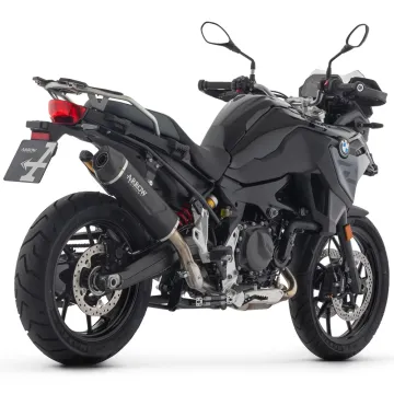 Escape Arrow BMW F 900 GS Adventure 2024-2025 Indy Race Dark Aluminio copa Carbono 72653AKN - vista 2