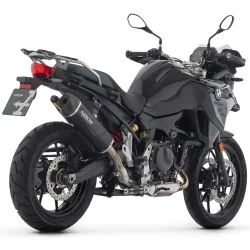 Escape Arrow BMW F 900 GS Adventure 2024-2025 Indy Race Dark Aluminio copa Carbono 72653AKN - vista 2