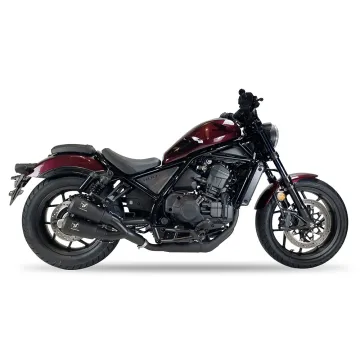 Escapes Honda CMX 1100 Rebel 2021-2024 IXrace Dual MK2 Black AH6238SB - 1