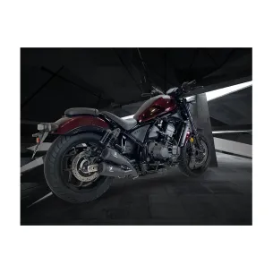 Escapes Honda CMX 1100 Rebel 2021-2024 IXrace Dual MK2 Black AH6238SB - 1 2