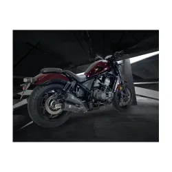 Escapes Honda CMX 1100 Rebel 2021-2024 IXrace Dual MK2 Black AH6238SB - 2