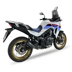 Escape Honda Transalp 750 2023-2024 IXrace MK2 Black AH6239SB - 1