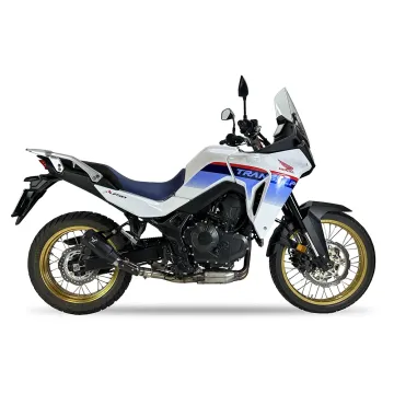 Escape Honda Transalp 750 2023-2024 IXrace MK2 Black AH6239SB - 2