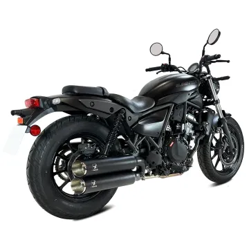 Escape Kawasaki Eliminator 500 2024-2025 IXrace MKC Custom Black NK7046SB - 2