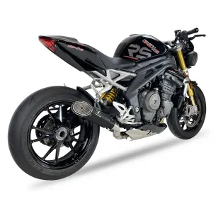 Escape Triumph Speed Triple 1200 RS - RR 2021-2022 IXrace MK1 Black BT4270B - 1 2