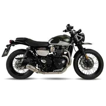 Escape completo racing Triumph Street Scrambler 900 2017-2022 IXrace MK2 Inox AT4259S - 1