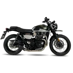 Escape completo racing Triumph Street Scrambler 900 2017-2022 IXrace MK2 Black AT4259SB - 1