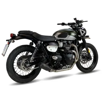 Escape completo racing Triumph Street Scrambler 900 2017-2022 IXrace MK2 Black AT4259SB - 2
