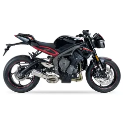 Escape Triumph Street Triple 765 R 2017-2020 IXrace MK2 Inox AT4247S - 1