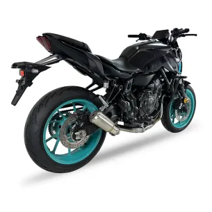 Escape completo racing Yamaha MT-07 2021-2024 IXrace MK2 Inox AY9964S - 1 2