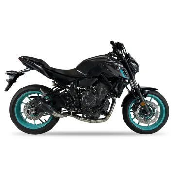 Escape completo racing Yamaha MT-07 2021-2024 IXrace MK2 Black AY9964SB - 1