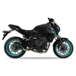 Escape completo racing Yamaha MT-07 2021-2024 IXrace MK2 Black AY9964SB - 1