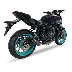 Escape completo racing Yamaha MT-07 2021-2024 IXrace MK2 Black AY9964SB - 2