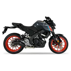Escape completo racing Yamaha MT-125 2021-2023 IXrace MK2 Black AY9239SB - 1