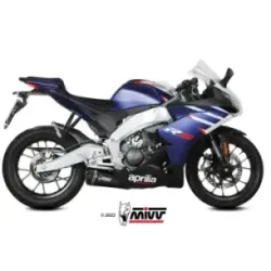 Escape completo Aprilia RS 125 2021-2024 MIVV Delta Race Black A.018.LDRB - vista 1