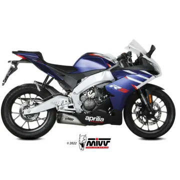 Escape completo Aprilia RS 125 2021-2024 MIVV Delta Race Inox A.018.LDRX - vista 1