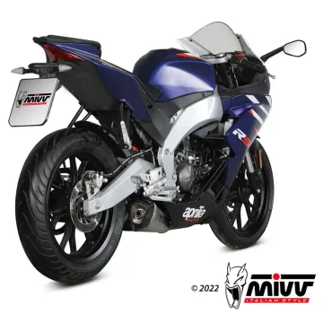 Escape completo Aprilia RS 125 2021-2024 MIVV Delta Race Inox A.018.LDRX - vista 2