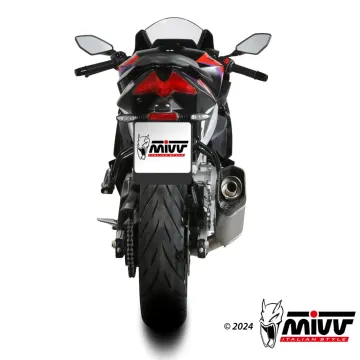 Escape completo Aprilia RS 457 2024-2025 MIVV SR-1 Titanio A.021.LR1T - vista 3