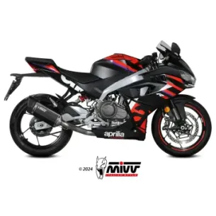 Escape completo Aprilia RS 457 2024-2025 MIVV SR-1 Black A.021.LR1XB - vista 1