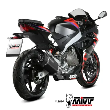 Escape completo Aprilia RS 457 2024-2025 MIVV SR-1 Black A.021.LR1XB - vista 2