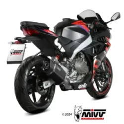 Escape completo Aprilia RS 457 2024-2025 MIVV SR-1 Black A.021.LR1XB - vista 2