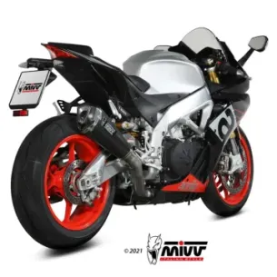 Escape Aprilia RSV4 2017-2020 MIVV Delta Race Carbono A.016.LDRC - vista 1 2