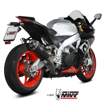 Escape Aprilia RSV4 2017-2020 MIVV Delta Race Carbono A.016.LDRC - vista 2