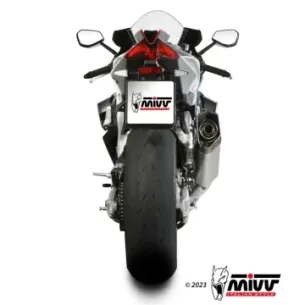 Escape Aprilia Tuono V4 1100 2021-2024 MIVV SR-1 Titanio homologado A.015.LR1T - vista 1 2