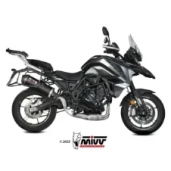 Escape Benelli TRK 702 - X 2023-2024 MIVV Oval Carbono copa Carbono E.012.LEC - vista 1
