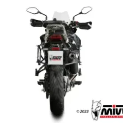 Escape Benelli TRK 702 - X 2023-2024 MIVV Oval Carbono copa Carbono E.012.LEC - vista 3