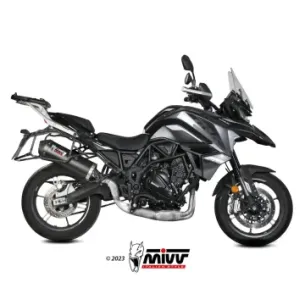 Escape Benelli TRK 702 - X 2023-2024 MIVV Oval Black copa Carbono E.012.LVC - vista 1