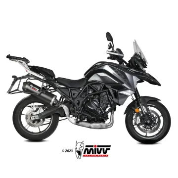 Escape Benelli TRK 702 - X 2023-2024 MIVV Oval Black copa Carbono E.012.LVC - vista 1