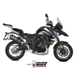 Escape Benelli TRK 702 - X 2023-2024 MIVV Oval Black copa Carbono E.012.LVC - vista 1