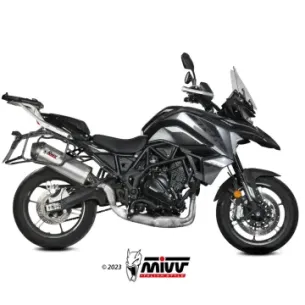 Escape Benelli TRK 702 - X 2023-2024 MIVV Oval Inox copa Carbono E.012.LX2C - vista 1