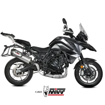 Escape Benelli TRK 702 - X 2023-2024 MIVV Oval Inox copa Carbono E.012.LX2C - vista 1