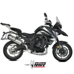 Escape Benelli TRK 702 - X 2023-2024 MIVV Oval Inox copa Carbono E.012.LX2C - vista 1