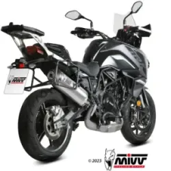 Escape Benelli TRK 702 - X 2023-2024 MIVV Oval Inox copa Carbono E.012.LX2C - vista 2