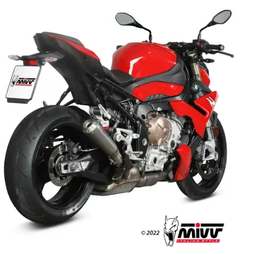 Escape BMW S 1000 R 2021-2025 MIVV X-M1 Titanio B.041.LC4T - vista 2