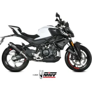 Escape CF Moto 450NK 2023-2025 MIVV AK-1 Black copa Carbono CF.004.LZK - vista 1