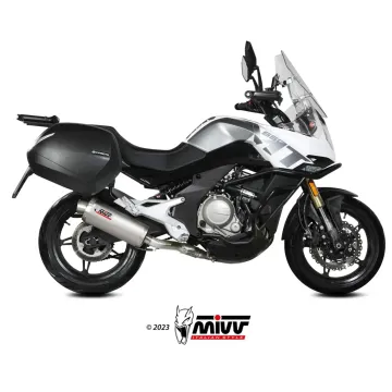 Escape CF Moto 650MT 2021-2025 MIVV Oval Inox CF.002.LX2 - vista 1