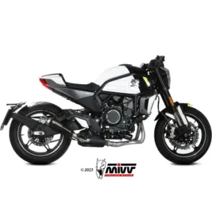 Escape CF Moto 700 CL-X 2023-2025 MIVV X-M1 Black CF.003.LC4B - vista 1
