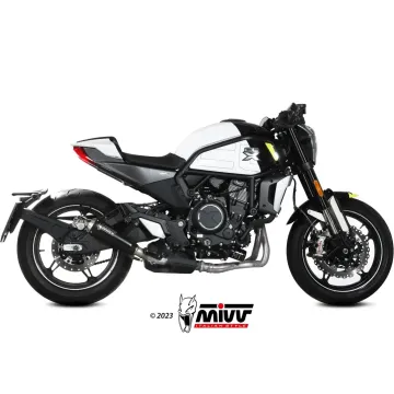 Escape CF Moto 700 CL-X 2023-2025 MIVV X-M1 Black CF.003.LC4B - vista 1
