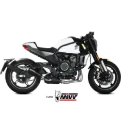 Escape CF Moto 700 CL-X 2023-2025 MIVV X-M1 Black CF.003.LC4B - vista 1