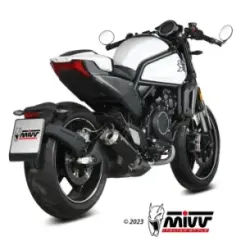 Escape CF Moto 700 CL-X 2023-2025 MIVV X-M1 Black CF.003.LC4B - vista 2