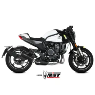 Escape CF Moto 700 CL-X 2023-2025 MIVV HR-1 Black CF.003.LH1BA - vista 1
