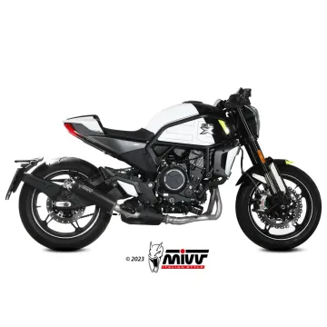 Escape CF Moto 700 CL-X 2023-2025 MIVV HR-1 Black CF.003.LH1BA - vista 1