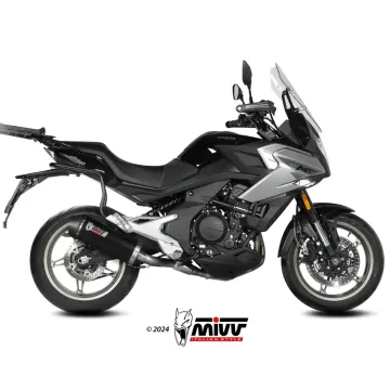 Escape CF Moto 700MT 2024-2025 MIVV Oval Black copa Carbono CF.002.LVC - vista 1