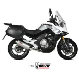 Escape CF Moto 700MT 2024-2025 MIVV Oval Inox CF.002.LX2 - vista 1