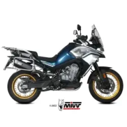 Escape CF Moto 800MT 2022-2025 MIVV Speed Edge Black CF.001.LRB - vista 1